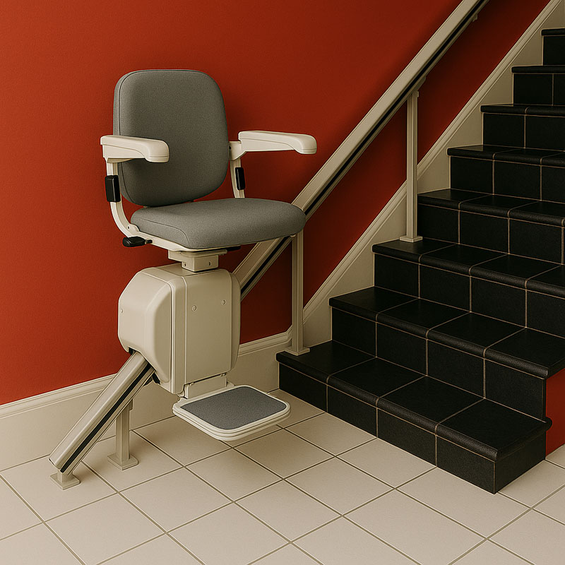 Les étapes de la pose d'un monte-escalier