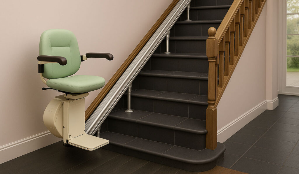 Les étapes installation de monte-escalier