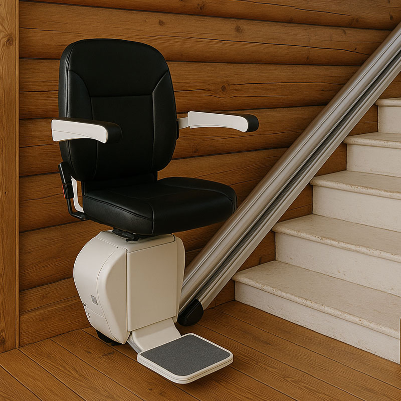 Monte-escalier droit