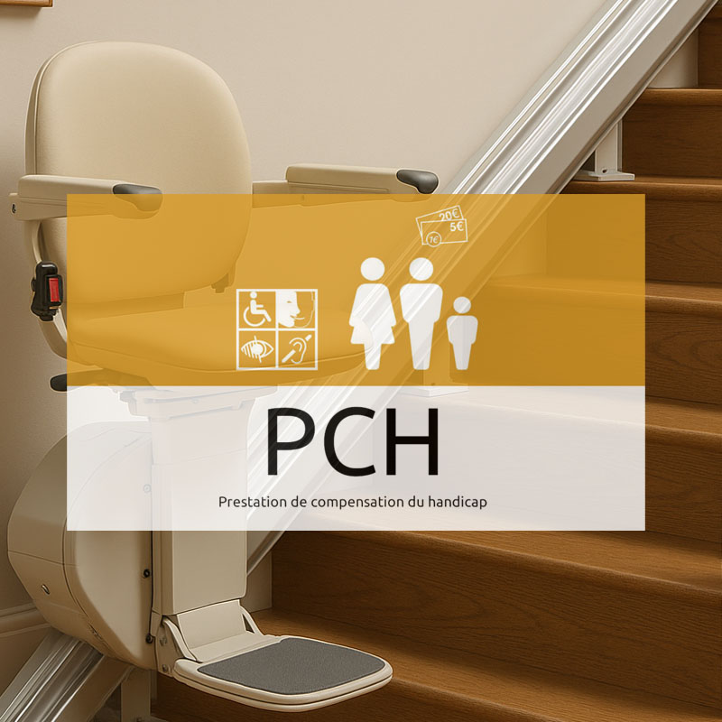 Subvention Aide État installation monte-escalier prestation compensation handicap PCH