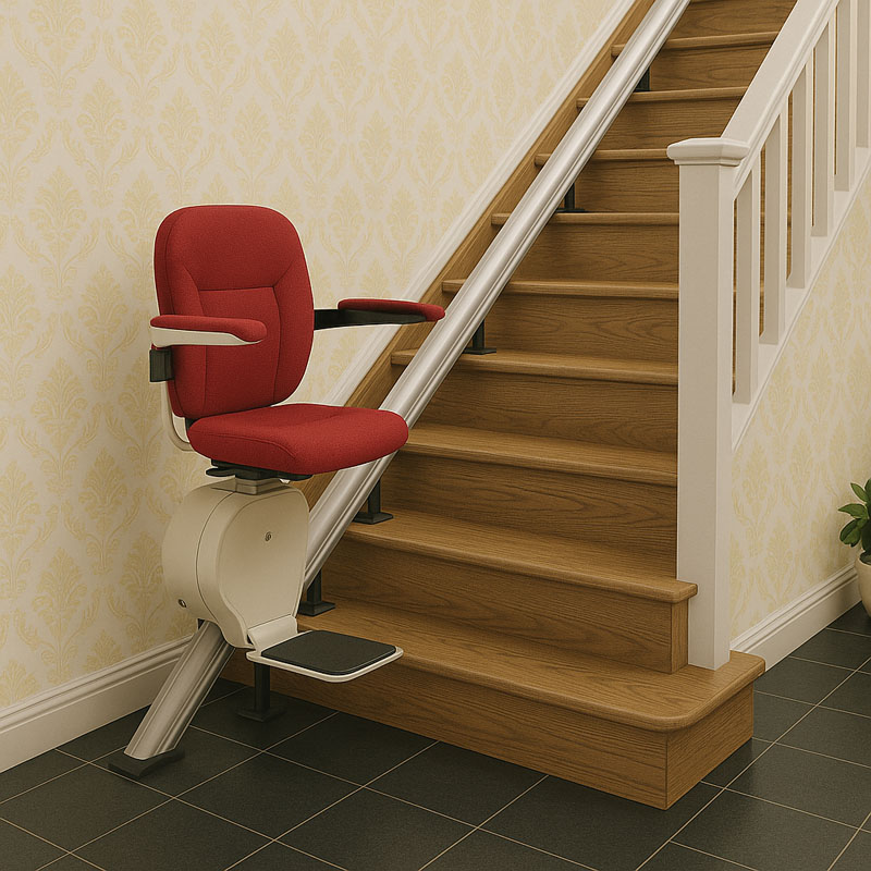 Valeur bien immobilier avec monte-escalier